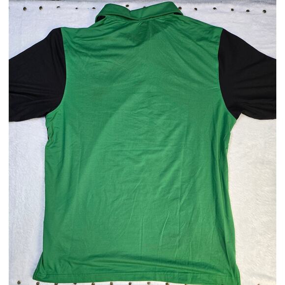 BOX SEAT CLOTHING CO OREGON DUCKS Green Black Polo Short Sleeve NWT Mens Shirt L - Picture 2 of 5